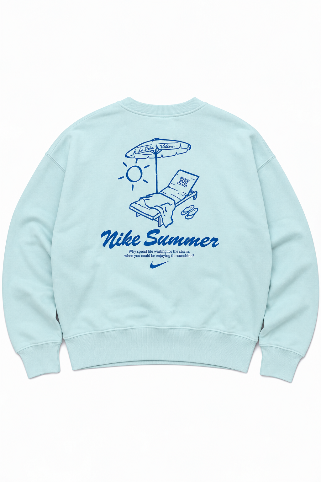 Nike Sun Club Sweatshirt – Light Blue/Turquoise
