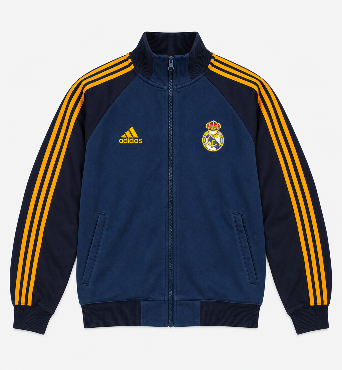 Adidas Real Madrid Track Jacket Navy/Gold