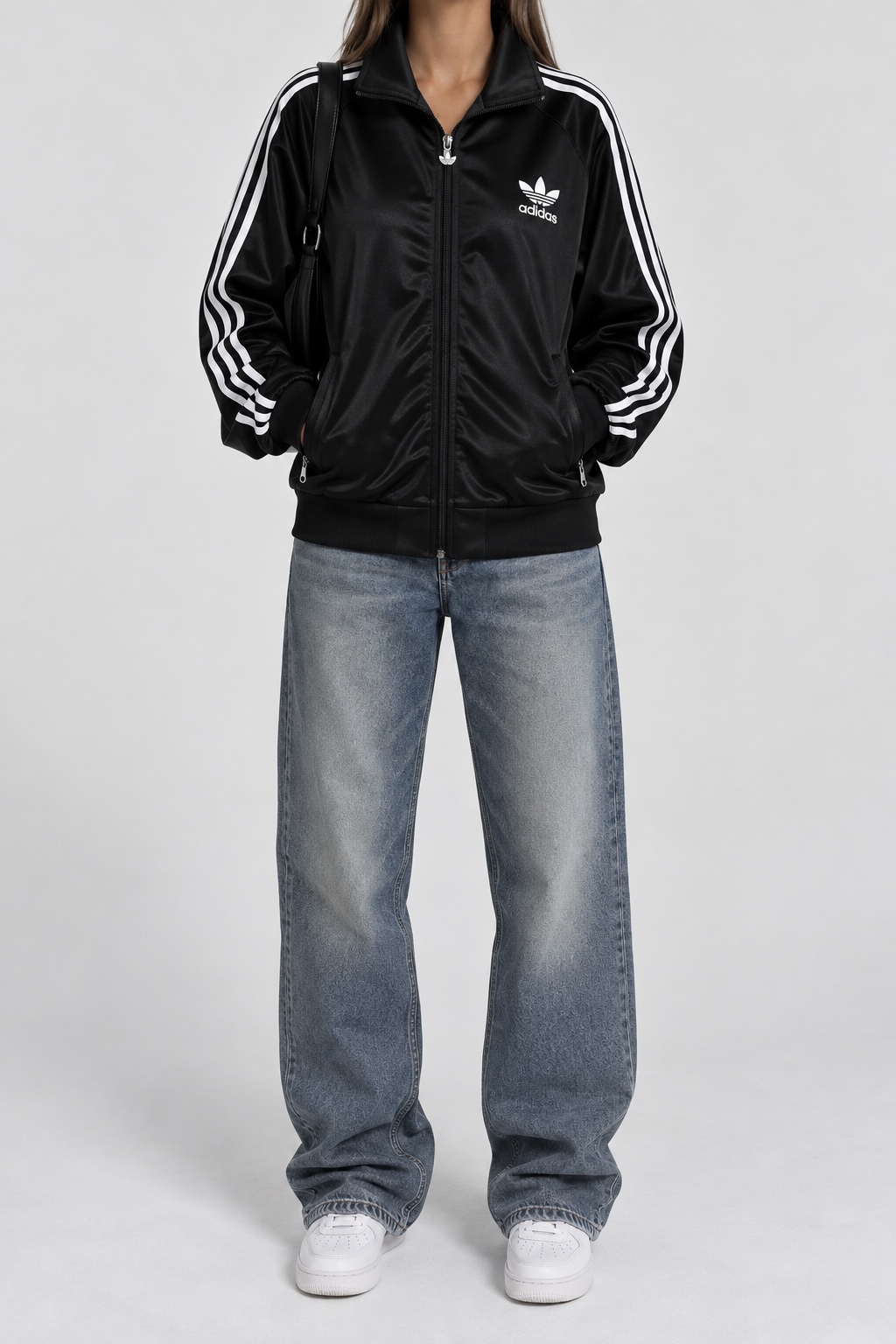 Adidas Originals Track Jacket Black White
