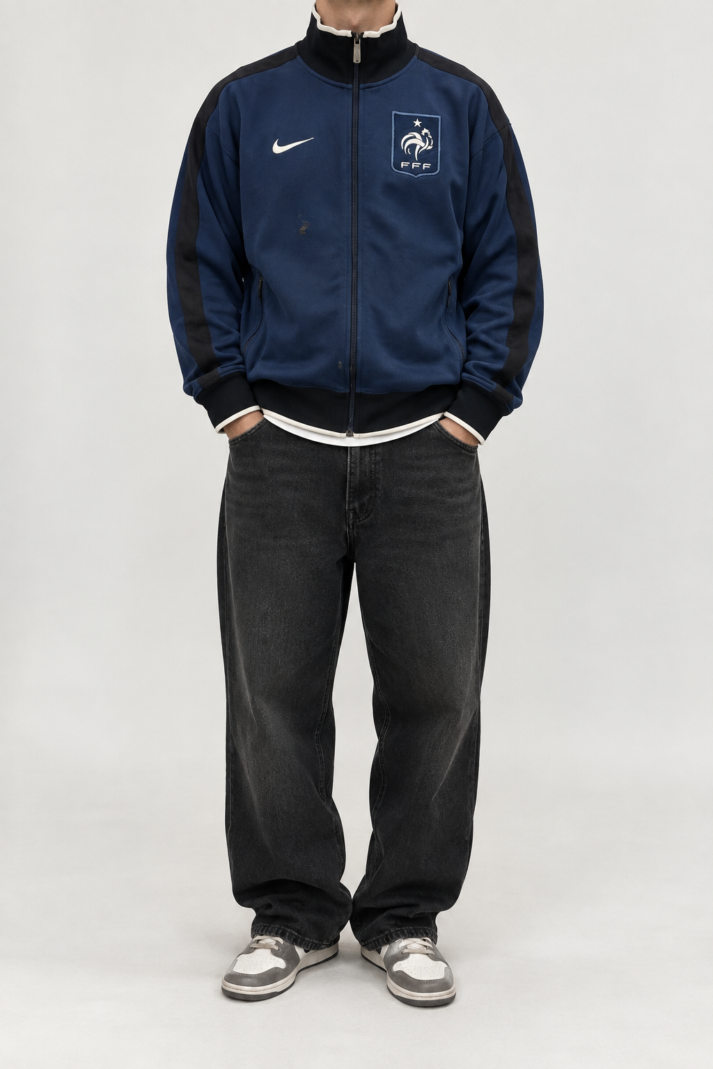Nike France Track Jacket – Navy Blue/Black